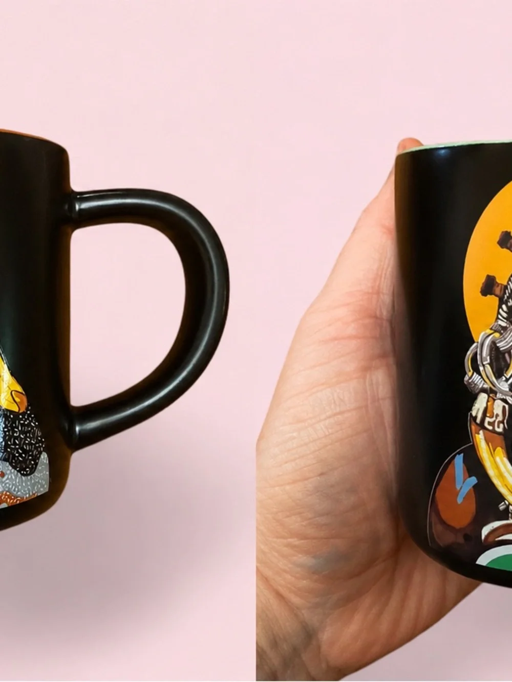 Domonique Brown DomoINK “King is Black” & “Queen is Black” Mug Set